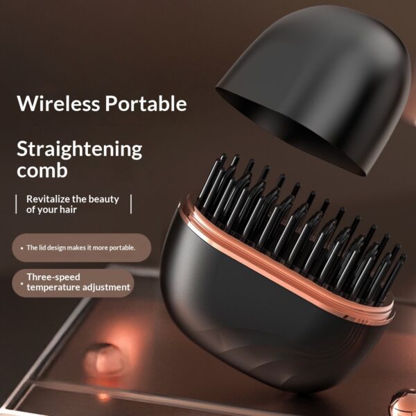 Portable Cordless Hair Straightener Comb