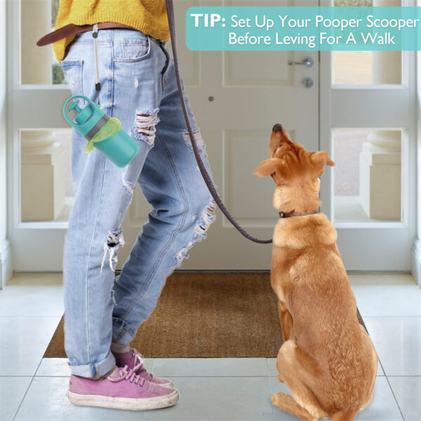 198006d5-ac46-4309-ac89-1105339a307e.jpg Portable Dog Waste Scooper with Bag Dispenser