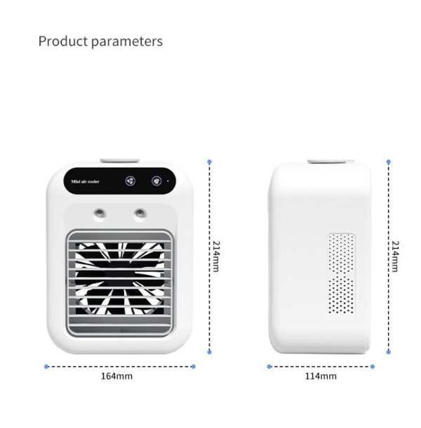 Portable Mini Air Cooler Fan with Humidifier & Water Cooling System