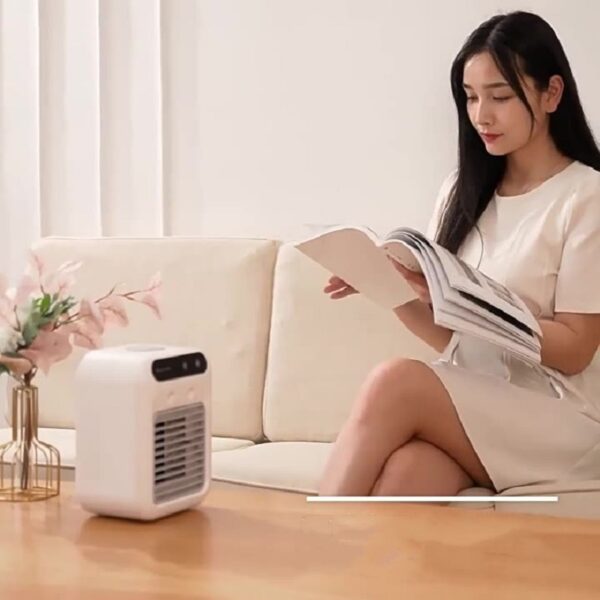 Portable Mini Air Cooler Fan with Humidifier & Water Cooling System