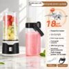 Portable Rechargeable Electric Juice Blender