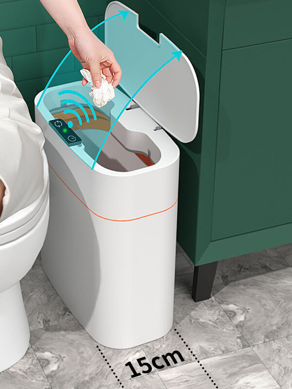 5b550ffa-4584-428c-ae89-d0dae28a0644.jpg Smart Sensor Trash Can with Automatic Lid