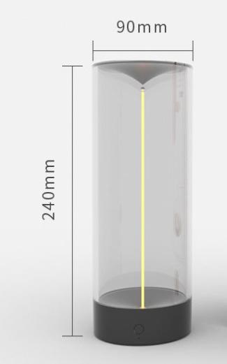 Rechargeable LED Camping Light with High Transparency Design