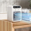 Portable Mini Air Cooler Fan with Humidifier & Water Cooling System