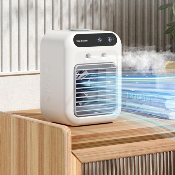Portable Mini Air Cooler Fan with Humidifier & Water Cooling System