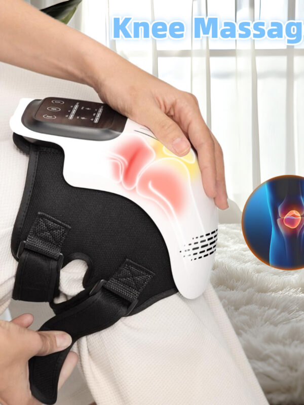 Rechargeable Knee Massager with Heat Therapy & Vibration Function