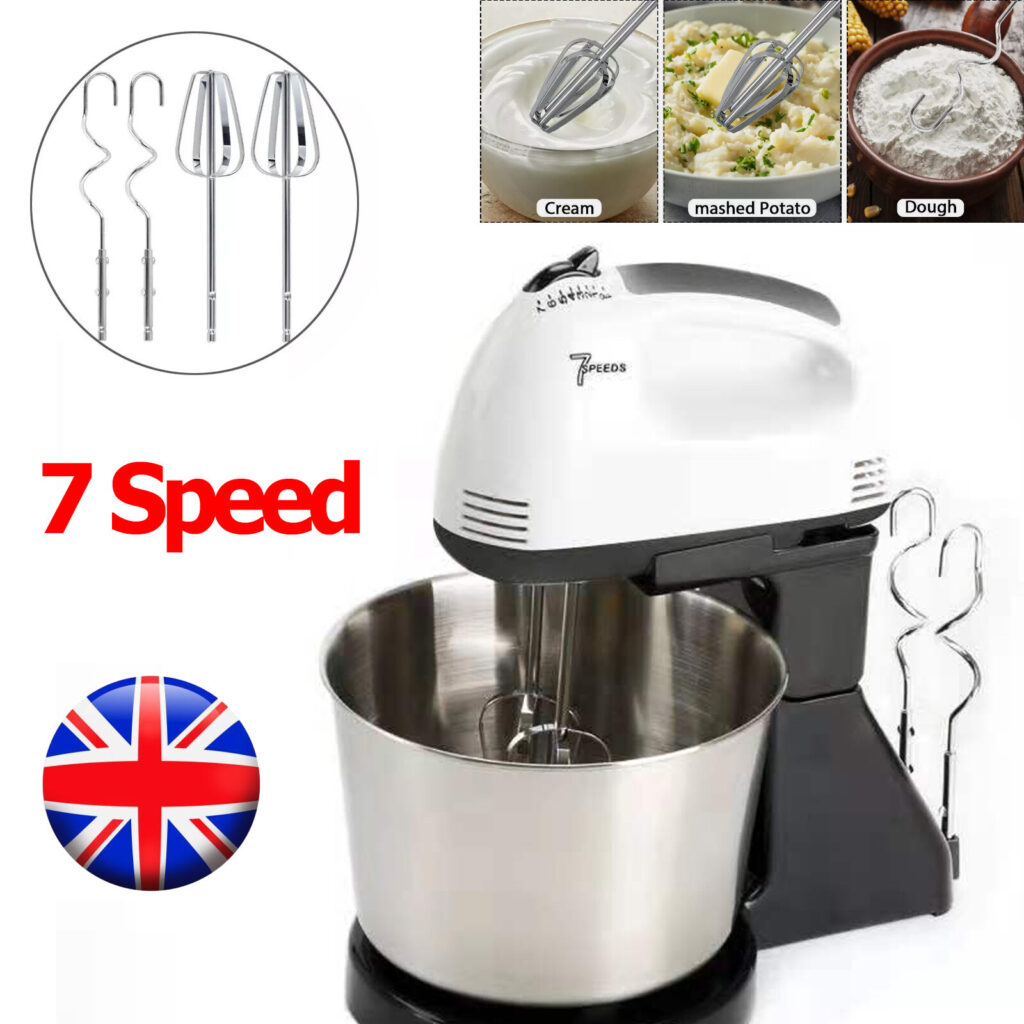 Electric Stand Mixer with Stainless Steel Bowl