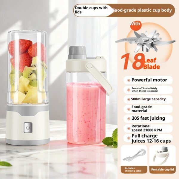 Portable Rechargeable Electric Juice Blender