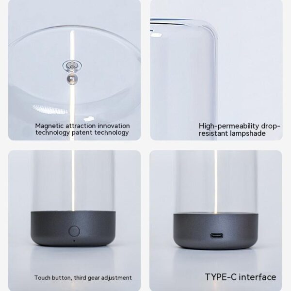 Rechargeable LED Camping Light with High Transparency Design
